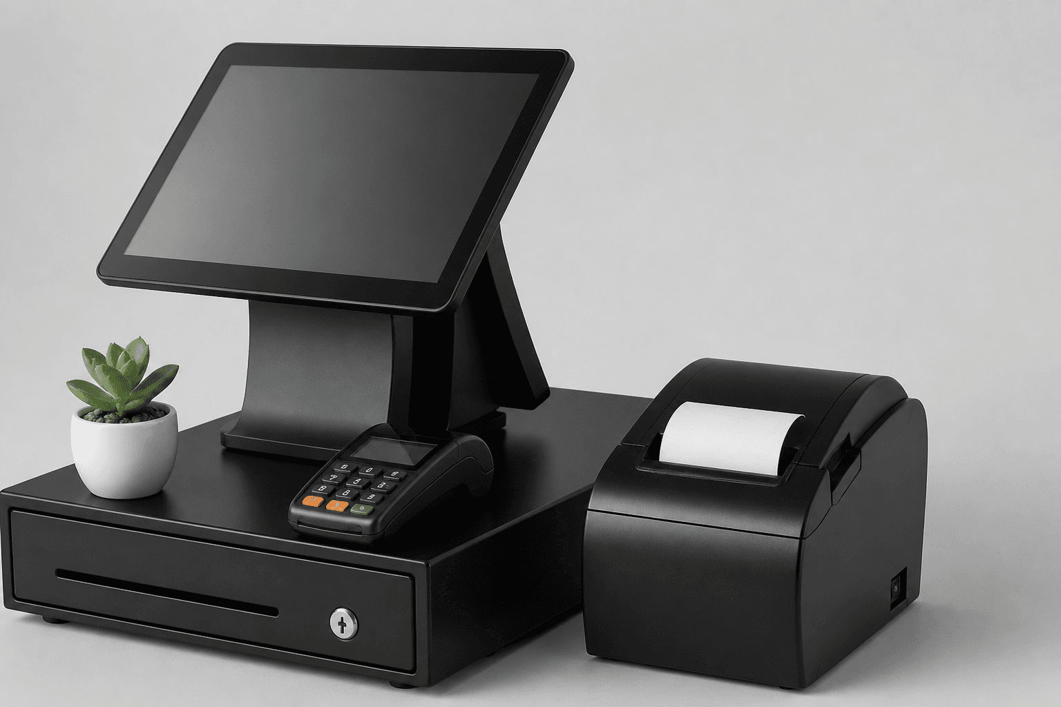 POS receipt printer for retail counters